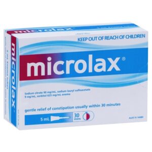 Microlax Enemas 5ml X 50