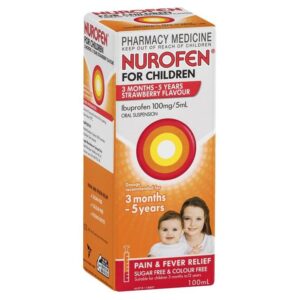 Nurofen For Children 3 Months - 5 Years (Strawberry Flavour) 100ml
