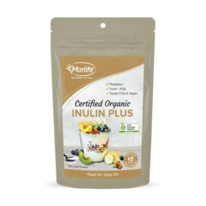 Morlife Inulin Plus Certified Organic Powder 150g