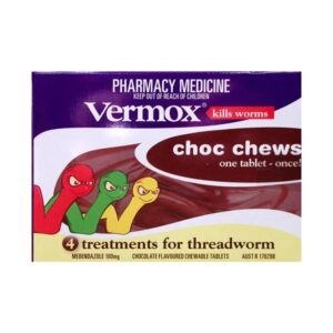 Vermox Choc Chews X 4