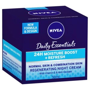Nivea Daily Essentials Regenerating Night Cream (Normal/Combination Skin) 50ml
