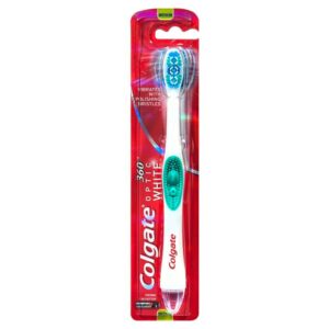 Colgate Toothbrush 360 Optic White Powered Medium