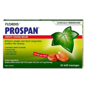 Flordis Prospan Chesty Cough Relief (Ivy Leaf) Soft Lozenges X 20