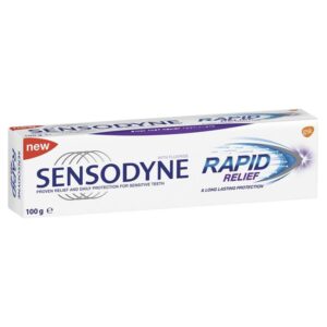 Sensodyne Toothpaste Rapid Relief for Sensitive Teeth 100g