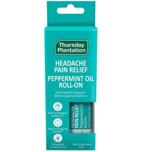 Thursday Plantation Headache Pain Relief Peppermint Oil Roll-On 9ml
