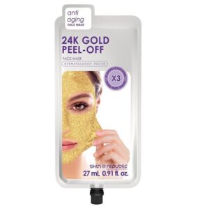 Skin Republic 24K Gold Peel - Off Anti-Aging Face Mask (3 Applications)