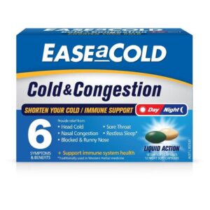Ease A Cold Cold & Congestion Day & Night Liquid Cap X 30