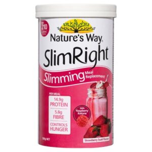 Nature's Way Slim Right Slimming Meal Replacement Strawberry 500g (Expiry 05/2024)
