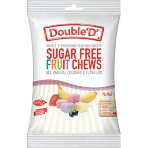 Double 'D' Sugar Free Fruit Chews 72g