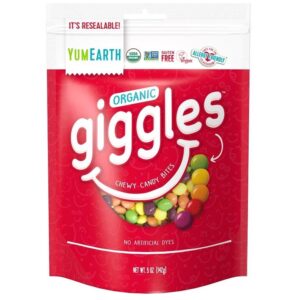 Yum Earth Organic Giggles Chewy Candy Bites 142g