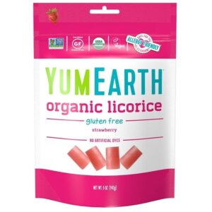 Yum Earth Organic Licorice  - Strawberry 142g