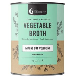 Nutra Organics Vegetable Broth Powder (Garden Veggie) 125g