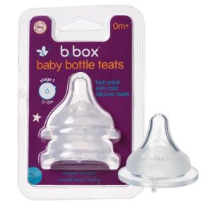B.Box Baby Bottle Teats (Stage 1) X 2