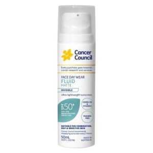 Cancer Council Face Day Wear Fluid Matte Invisible 50ml