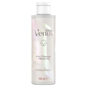 Gillette Venus for Pubic Hair & Skin 2-in-1 Cleanser + Shave Gel 190ml