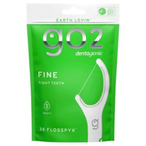 GO2 Dentagenie Flosspyx Minty (Fine - Tight Teeth) X 36