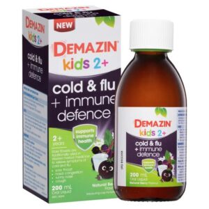 Demazin Kids 2+ Cold & Flu + Immune Defence 200ml