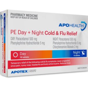 ApoHealth PE Day + Night Cold & Flu Relief Tab X 24
