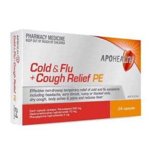 ApoHealth Cold & Flu + Cough Relief PE Cap X 24