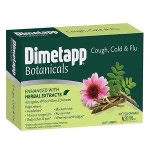 Dimetapp Botanicals Cough Cold & Flu Cap X 20