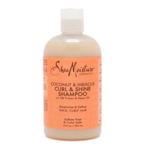 Shea Moisture Coconut & Hibiscus Curl & Shine Shampoo 384ml