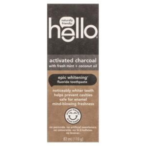 Hello Toothpaste Activated Charcoal Epic Whitening 110g
