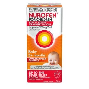 Nurofen for Children Baby 3+ Months Ibuprofen (Strawberry Flavour) 50ml