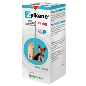 Zylkene Nutritional Supplement for Small Dogs & Cats 75mg Cap X 30