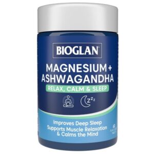 Bioglan Magnesium + Ashwagandha Tab X 60