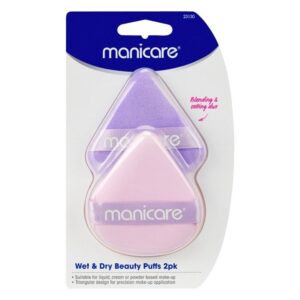 Manicare Wet & Dry Beauty Puffs (2 Pack)
