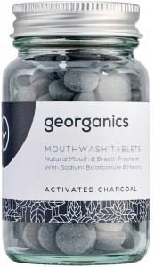 Georganics Mouthwash Tablets Activated Charcoal 180tabs