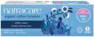 NATRACARE Organic Cotton Tampons Super Plus x 20 Pack