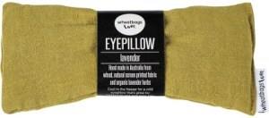 Wheatbags Love Eyepillow Luxe Linen Pistachio Lavender Scented