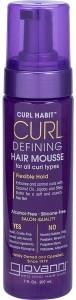 Giovanni Hair Mousse Curl Habit Curl Defining 207ml