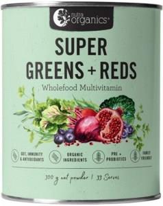 NUTRA ORGANICS Super Greens + Reds 300g