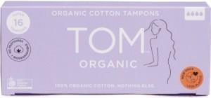 Tom Organic Tampons Super 12x16pk