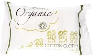 Simply Gentle Organic Cotton Cloths Use Wet or Dry 30pk
