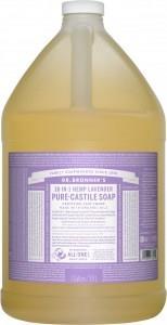 Dr Bronner's Pure Castile Liquid Soap Lavender 3.78L