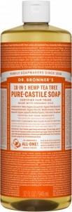 Dr Bronner's Pure Castile Liquid Soap Tea Tree 946ml