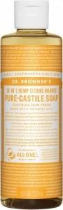Dr Bronner's Pure Castile Liquid Soap Citrus 237ml