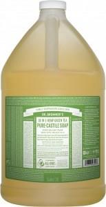 Dr Bronner's Pure Castile Liquid Soap Green Tea 3.78L