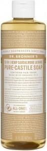 Dr Bronner's Pure Castile Liquid Soap Sandalwood Jasmine 473ml