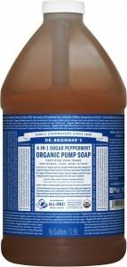 Dr Bronner's Organic Pump Soap Peppermint 1.89L