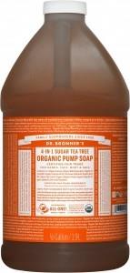 Dr Bronner's Organic Pump Soap Tea Tree 1.89L