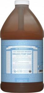 Dr Bronner's Organic Soap Baby Unscented 1.89L