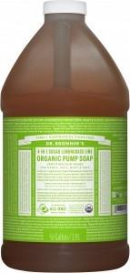 Dr Bronner's Organic Soap Lemongrass Lime 1.89L