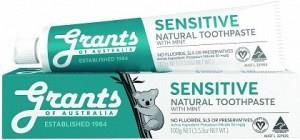 Grants Natural Sensitive Toothpaste w/Mint 100g
