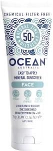 Ocean Australia Mineral Sunscreen 50+SPF Face 75g