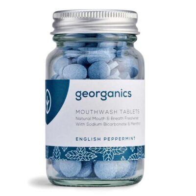 Georganics Mouthwash Tablets Activated Charcoal 180 Tablets