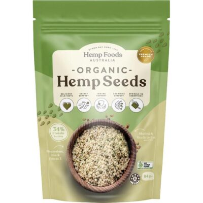 Hemp Foods Australia Organic Hulled Hemp Seeds 1kg